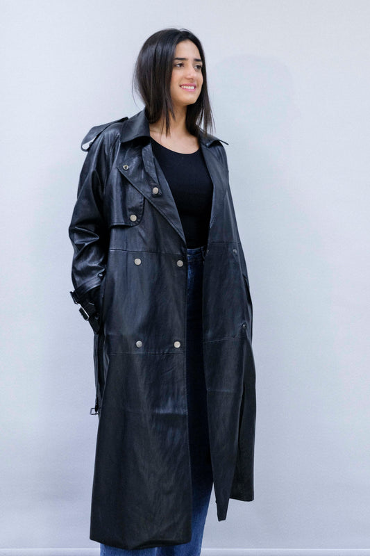 PU Leather Coat - 68035