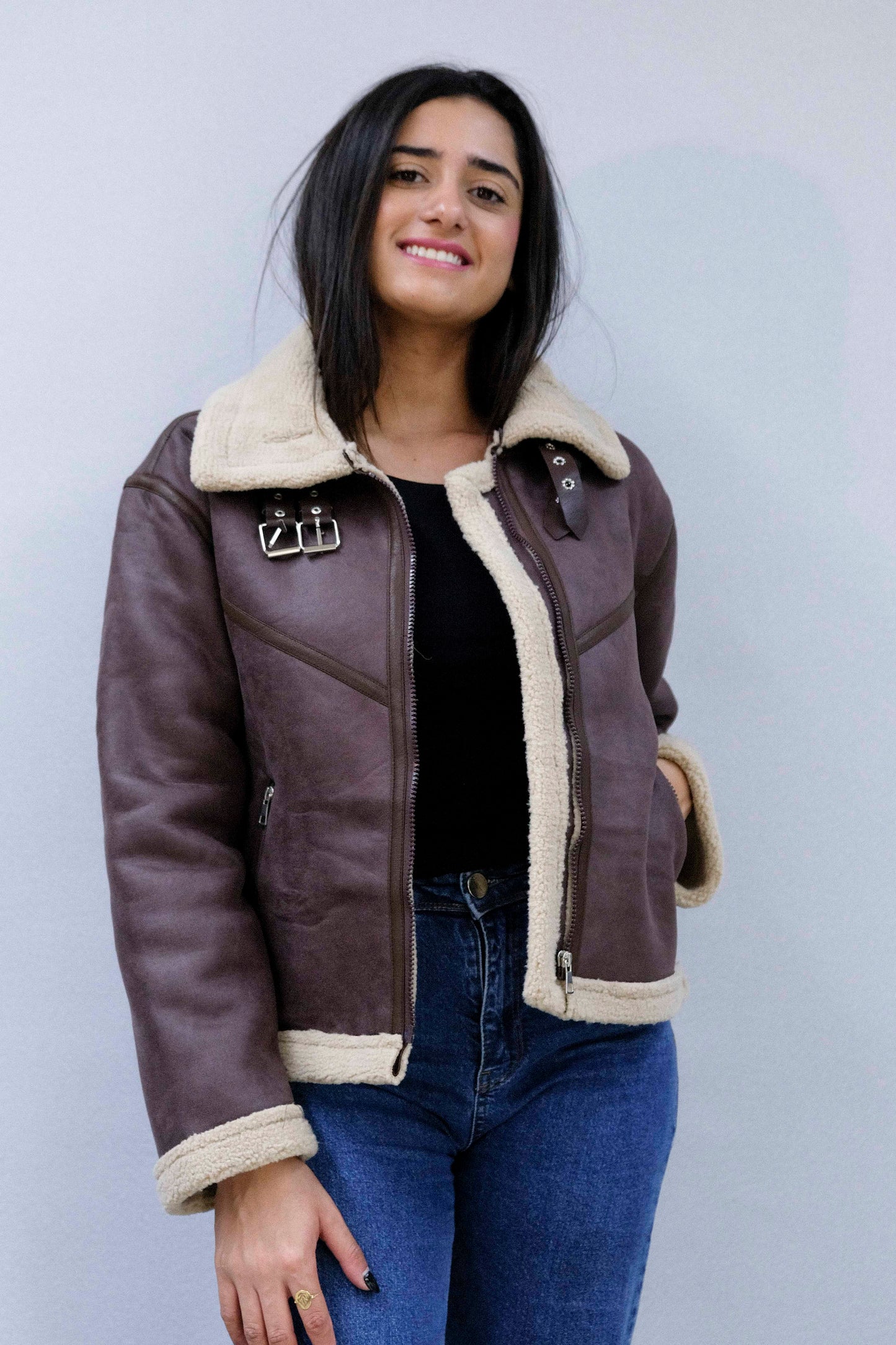 PU Leather Jacket - 68017