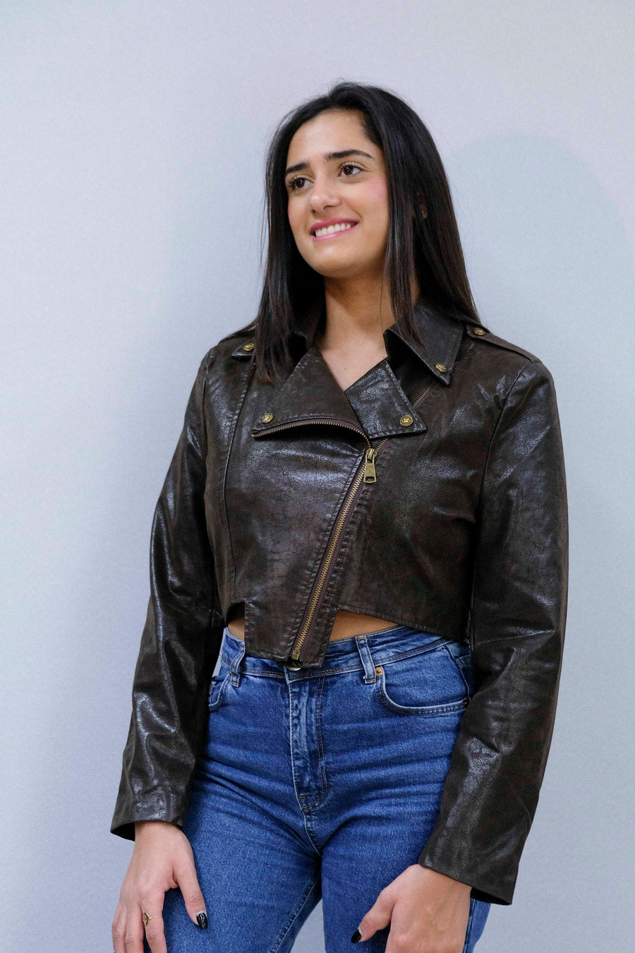 PU Leather Jacket - 68033
